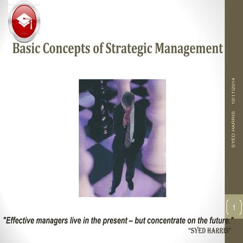 Intro to strategic managment