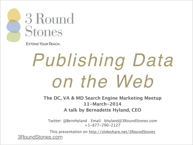 Publising Data on the Web