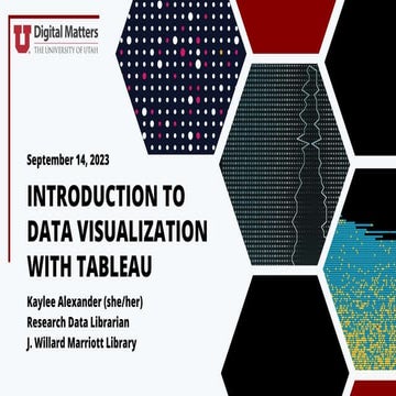 Intro to Data Visualization with Tableau | PPTX | Computing ...