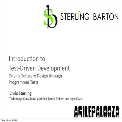 Intro To Tdd Agile Palooza
