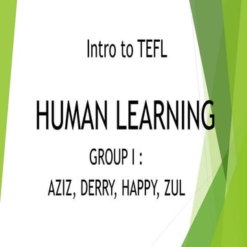 human learning