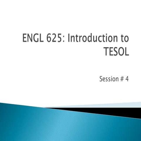 Intro To Tesol 4