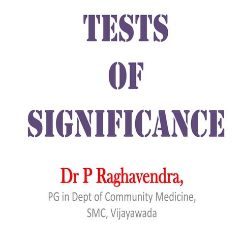 Intro to tests of significance qualitative