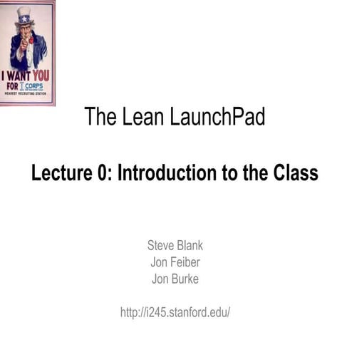 Intro to the class