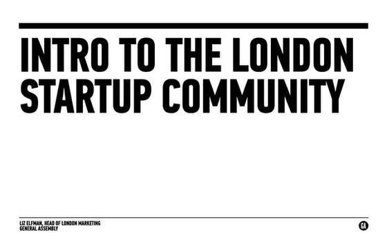 Intro to the London Startup Comm 01.2015