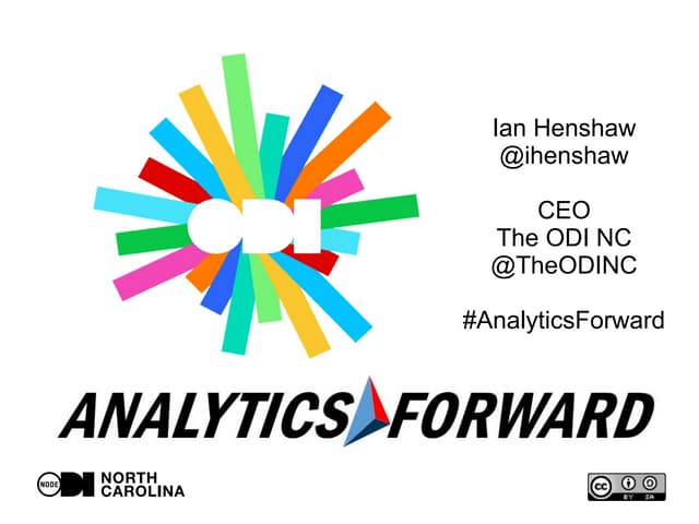 The Open Data Institute at AnalyticsForward on March 14, 2015