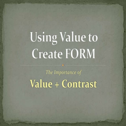 AHSArt:  Intro to Value and Pencil