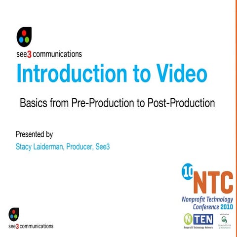Introduction to Video for Nonprofits