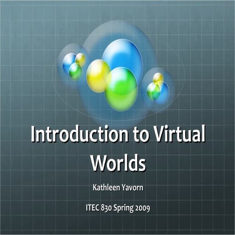 Appearance & Reality in A Virtual World | PPTX