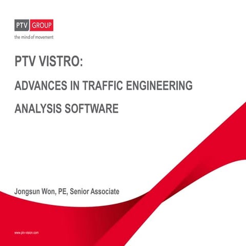 Introduction to PTV Vistro