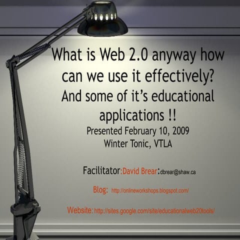 Intro to Web2.0 Winter Tonic