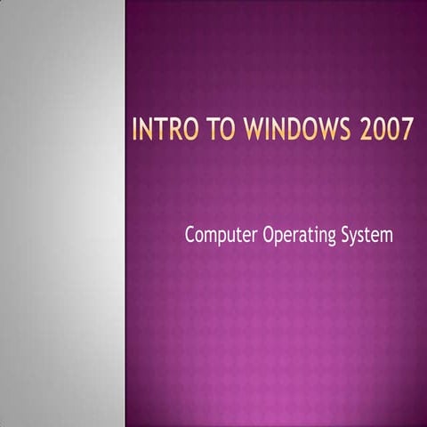 Windows Xp Presentation Downing | PPTX