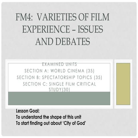 Intro to world cinema