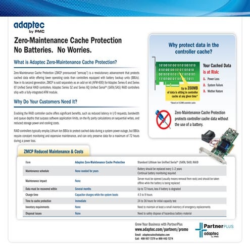 Introduction to Zero-Maintenance Cache Protection