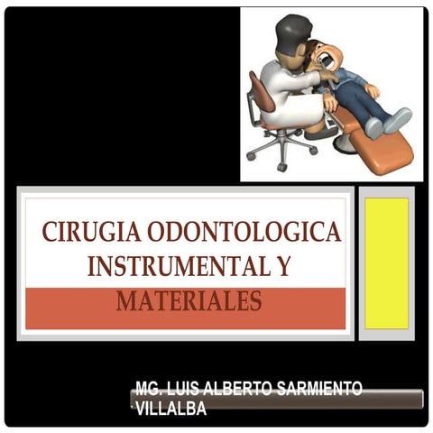 INSTRUMENTAL DE CIRUGIA DENTAL