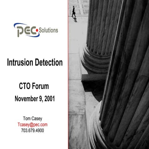 Intrusion detection 2001