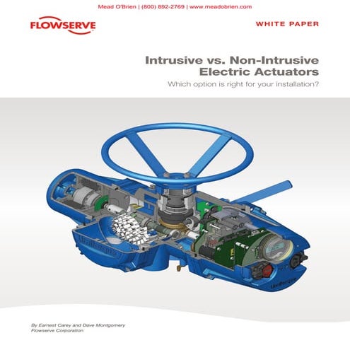 Intrusive vs. Non-Intrusive Electric Actuators: Which option is right for you...