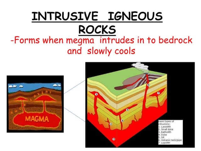 Which Of The Following Is An Intrusive Igneous Body Types and Structures of Intrusive Igneous Rocks | PPT