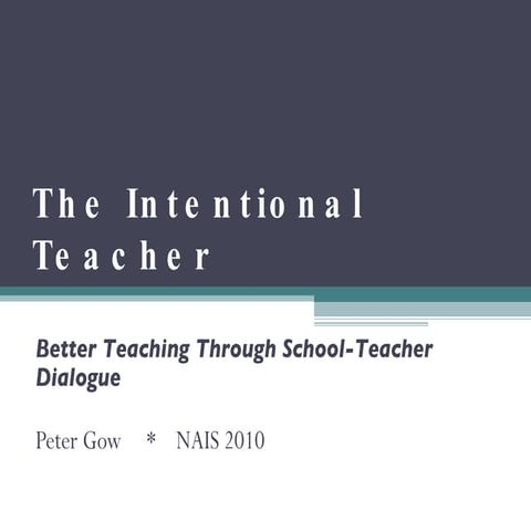 Better Teaching Through School-Teacher Dialogue