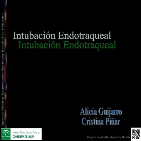 Intubacion endotraqueal