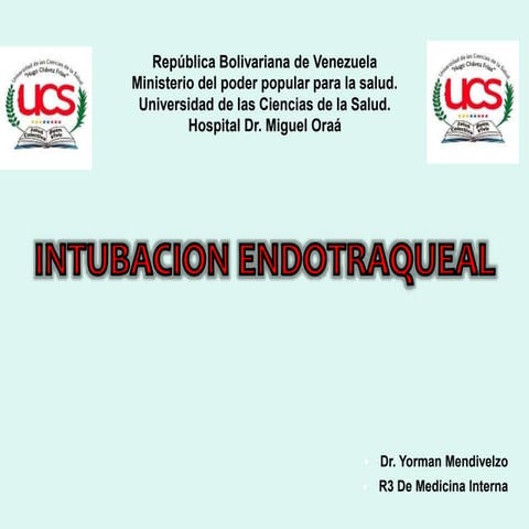 INTUBACION ENDOTRAQUEAL.ppt protocolos de intubación