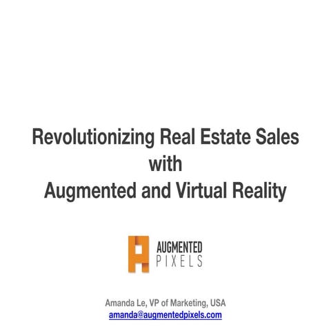 IntuitHouse - Real Estate - Augmented Reality - Virtual Reality - Sales 