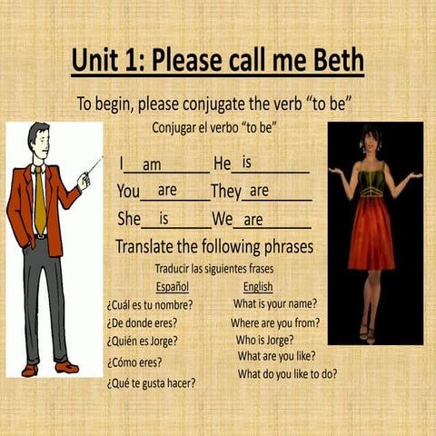 Interchange 1. Unit 1: Please Call Me Beth