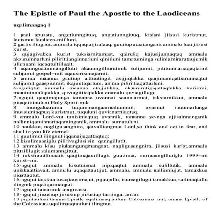 Luganda - The Epistle of Paul the Apostle to the Laodiceans.pdf