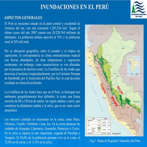 Inundaciones en el peru