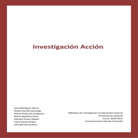 Inv accion trabajo