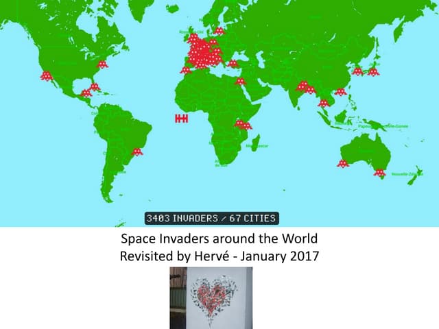 Invaders around the World as of January 2017