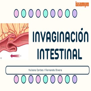Intuscepcion o invaginacion intestinal | PPTX