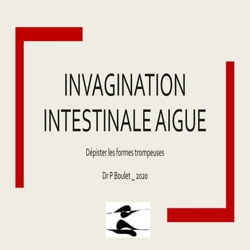 Invagination intestinale aigue
