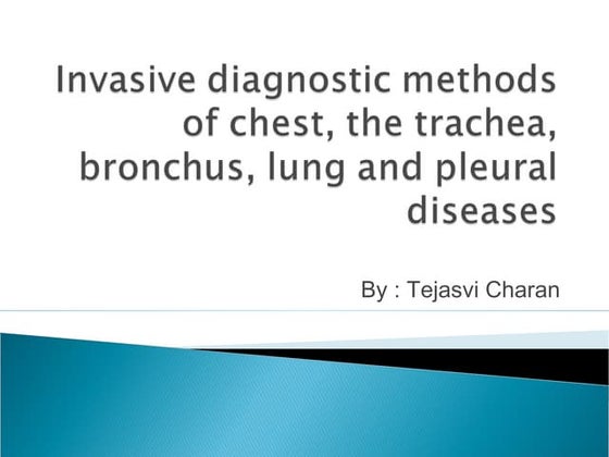 invasive diagnostic technique in respiratory therapy.pptx