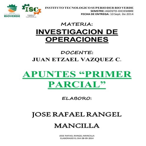 Inv de operaciones el metodo grafico