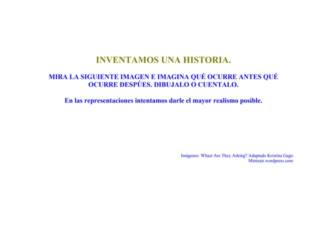 Inventamos historias 1