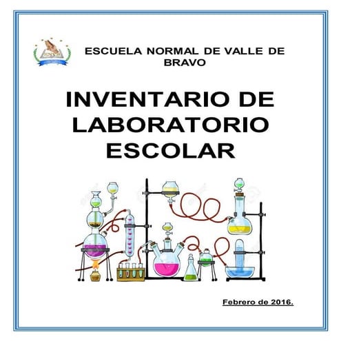 Inventario de laboratorio 1era parte