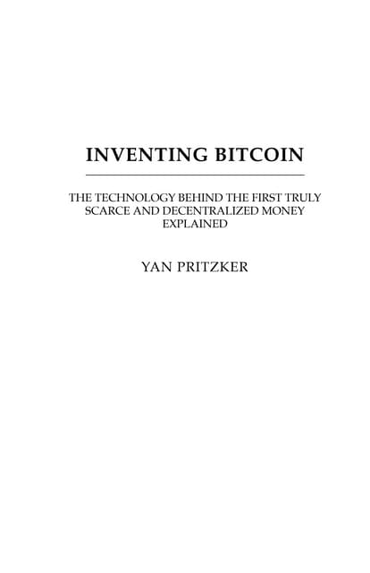 Rasarab: FREE Ebook of 𝙄𝙣𝙫𝙚𝙣𝙩𝙞𝙣𝙜 𝘽𝙞𝙩𝙘𝙤𝙞𝙣 by Yan Pritzker 