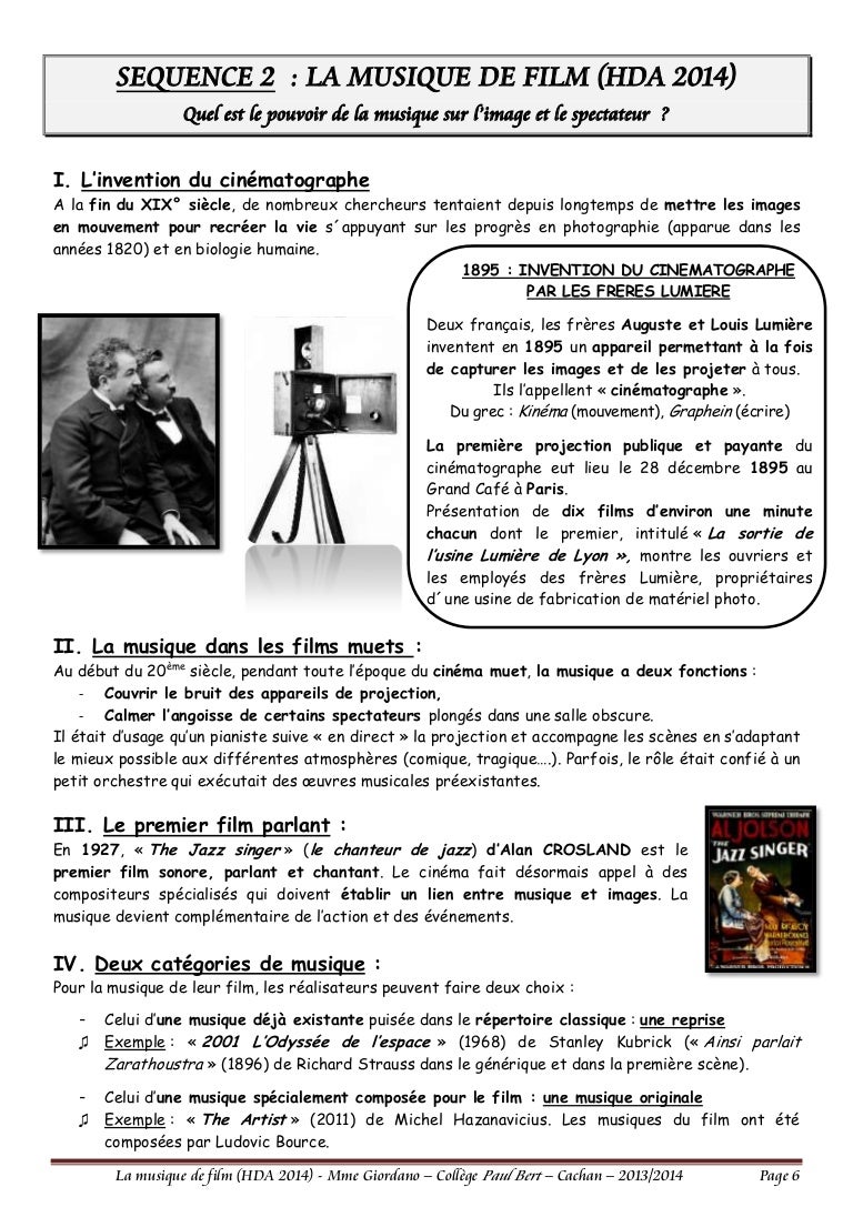 Une Histoire De Cinema Pour Inities Invention du cinéma