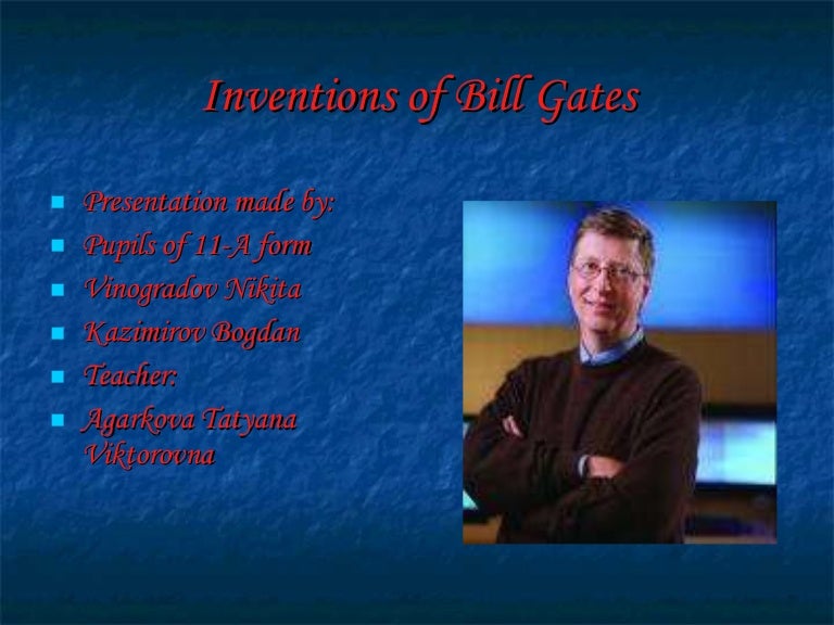 what did bill gates invent