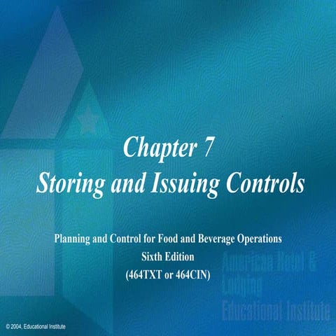 Inventory & Inflation