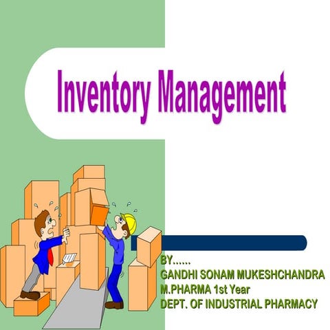 Inventory control