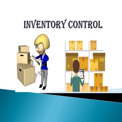 inventory control PowerPoint presentations