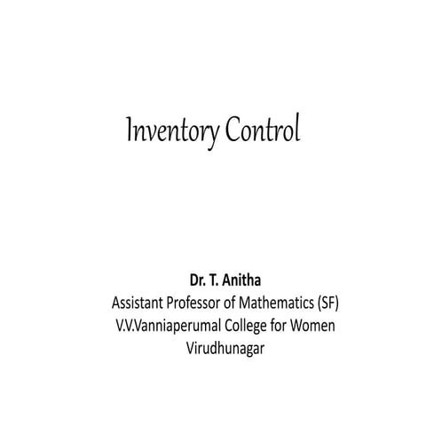 Inventory Control File II.pptx