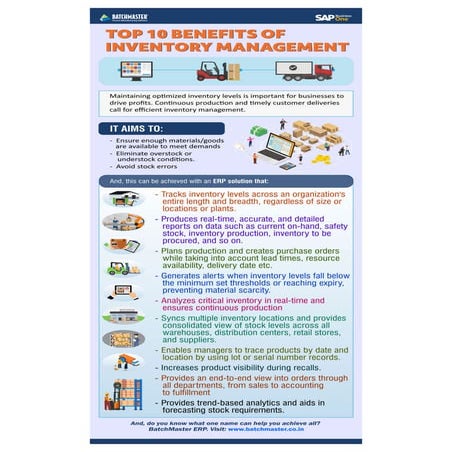 Top 10 Benefits of Inventory Management System