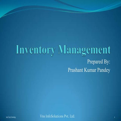 Inventory Management