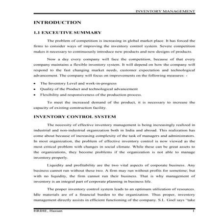 Inventory management