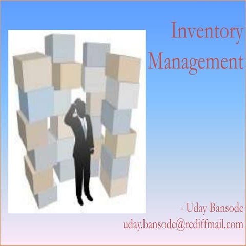Inventory management
