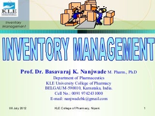 Inventory management