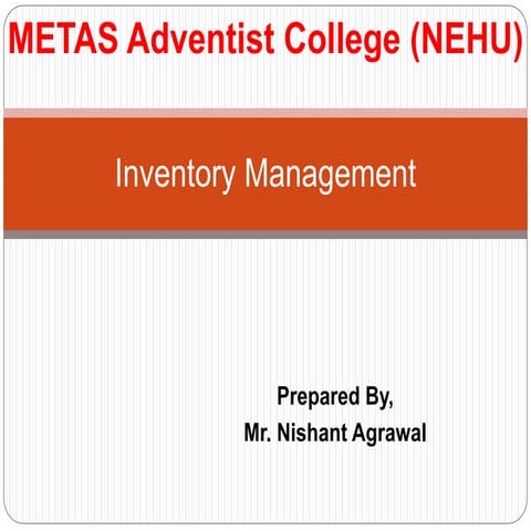 Inventory management